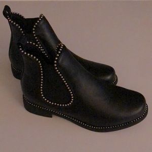 Black Studded Booties